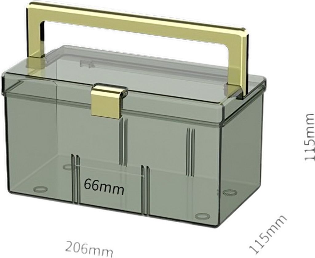 Medizin Erste -Hilfe -Box -Box -Box -Lagerbox Koffer Grün