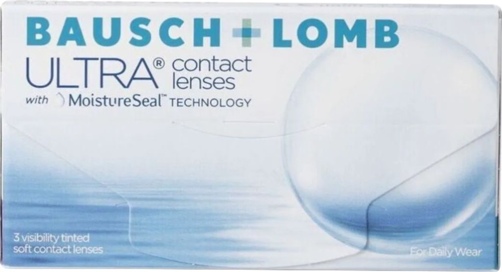 Bausch + Lomb ULTRA - 3 monthly lenses - Sph: -10.0, BC: Produktbild 