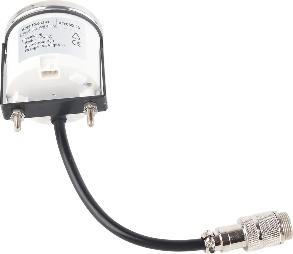 Indicateur de profondeur étanche rétroéclairé pour console de Bateau - 3