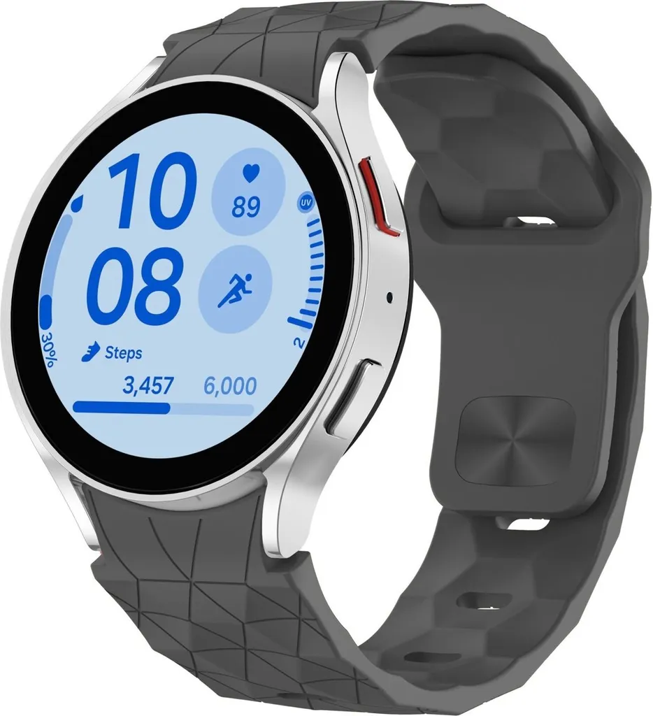 Cinturino Grigio per Samsung Galaxy Watch FE 40mm - Silicone Morbido