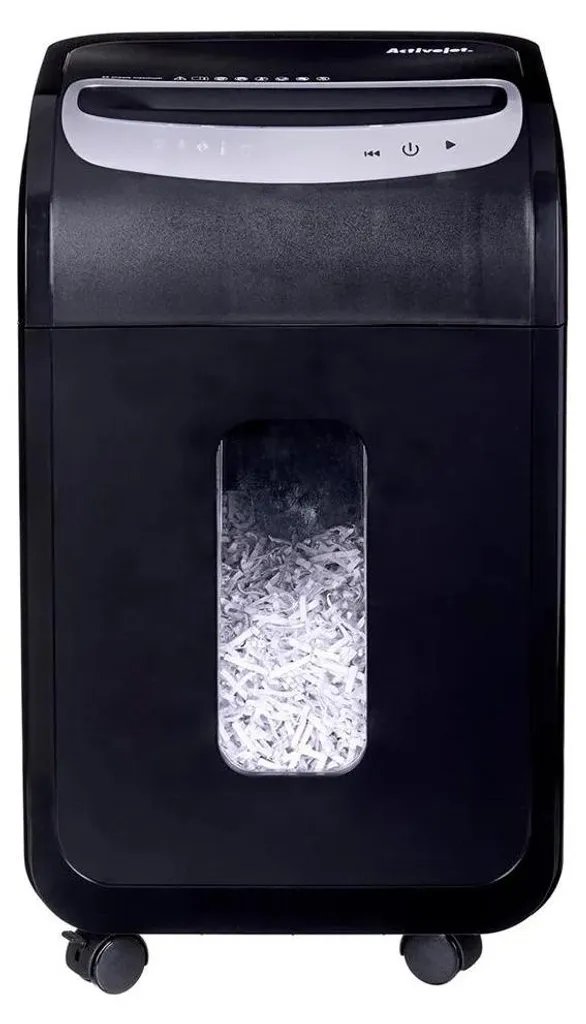 Broyeur de papier Activejet ASH-2502C compact avec corbeille de 15L - 15