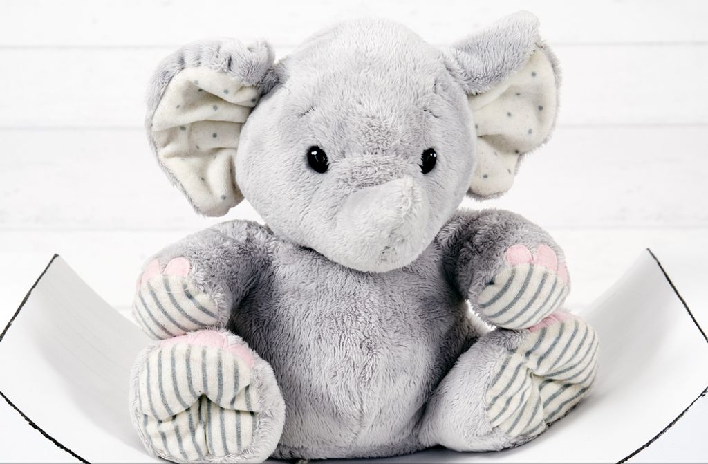 hansepuzzle 76690 - Elefant Puzzle, 500 Teile, Hintergründe, 46,0 x 30,0cm mit hochwertiger Aufbewahrung, Kartonbox und wiederverschließbarem Beutel
