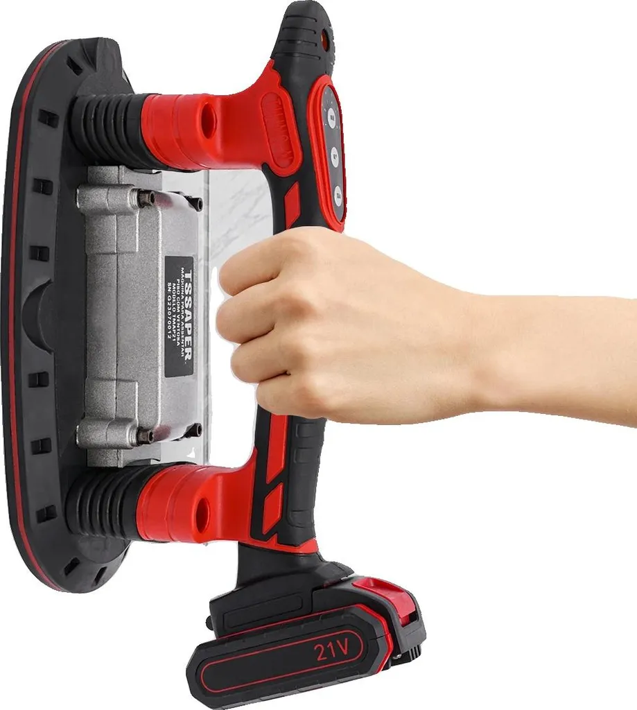 Vibrateur de carrelage 21V 2000mAh 13000 tr/min avec ventouse 28x15cm