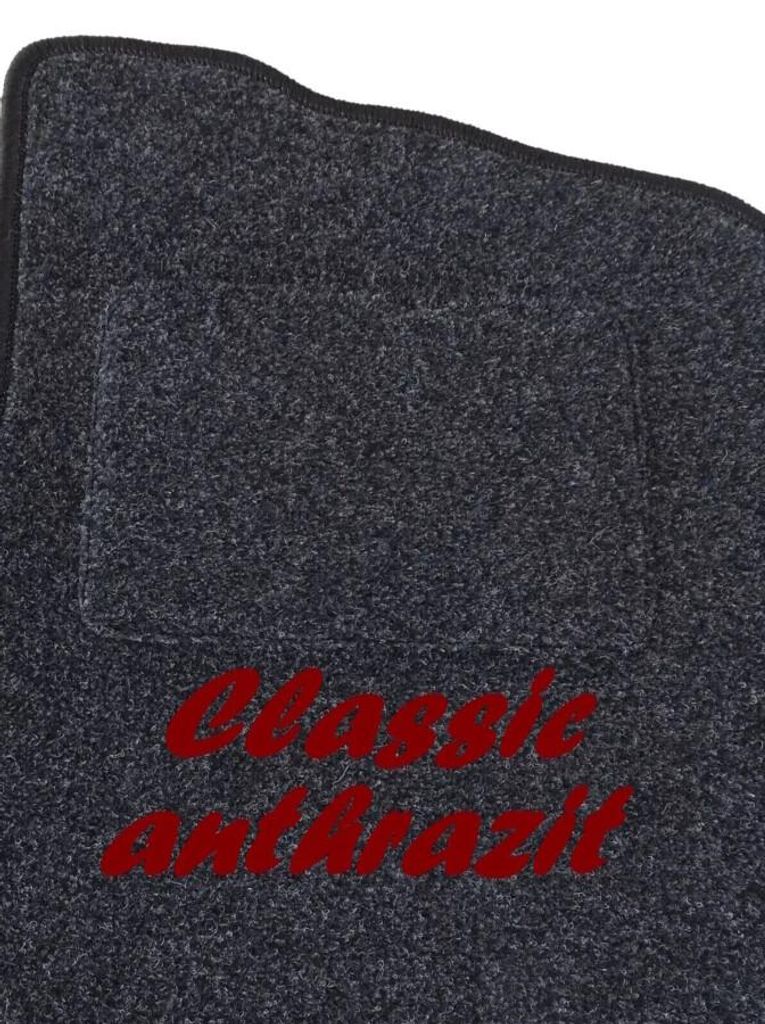 Fußmatten kompatibel mit Audi A1 8X Bj 2010 - 2018 Art. 1010 - grau, Classic anthrazit