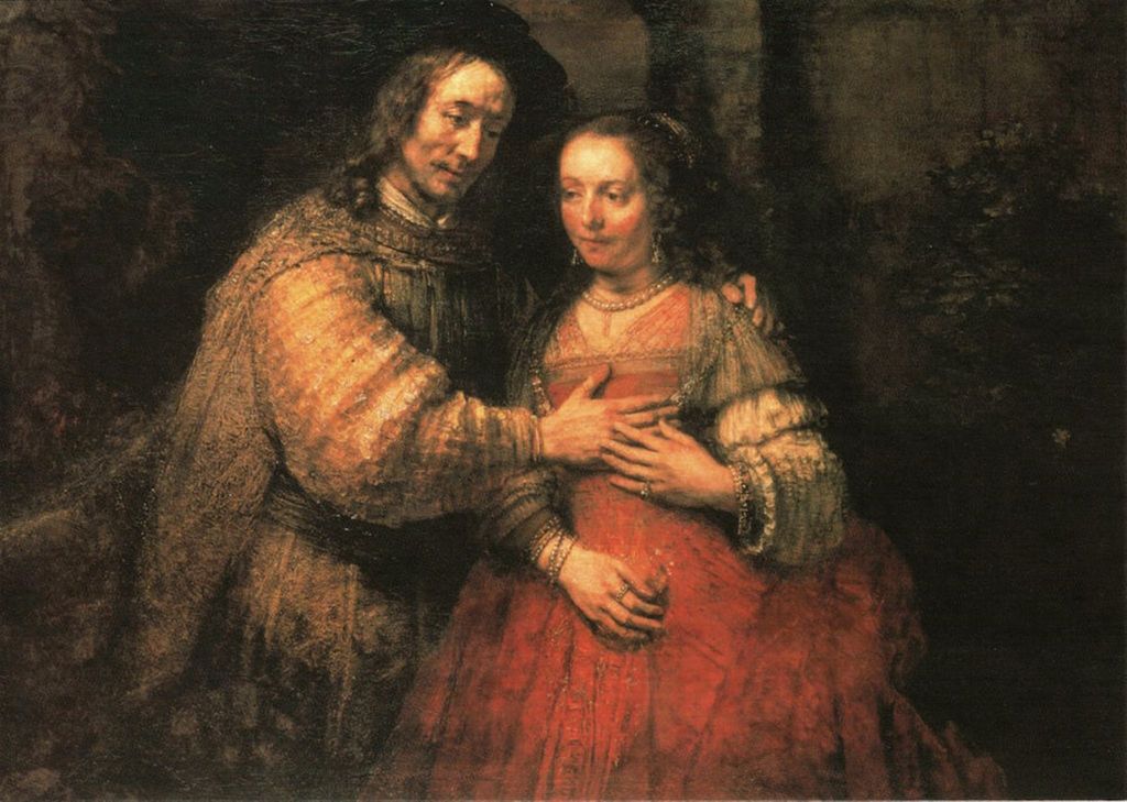Kunstkarte Rembrandt "Die Judenbraut"