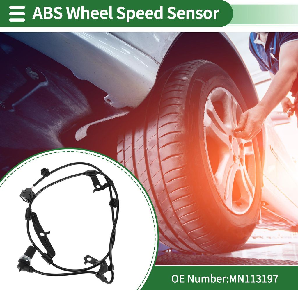 ABS Raddrehzahlsensor ABS Sensor Anti-Blockier-System Sensor für Mitsubishi Eclipse 2006-2008 Nr. MN113197 Hinten Links