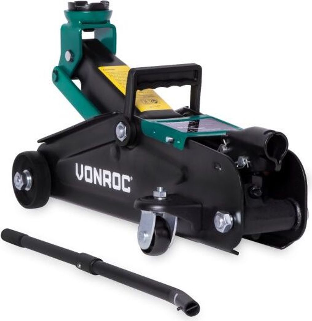 Vonroc Wagenheber hydraulisch 2T - Rangierwagenheber flach für Auto