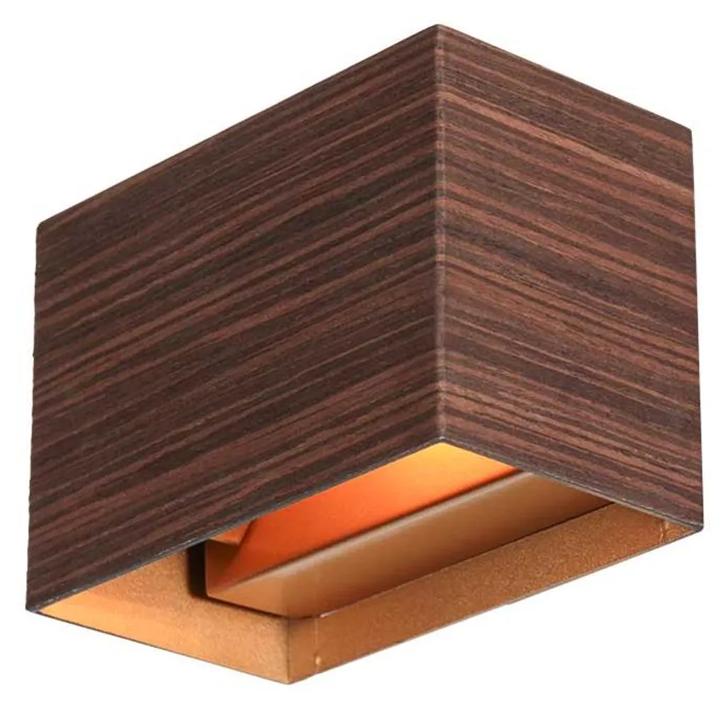 Applique Murale Compacte G9 Métal Marron Muro pour Petit Espace