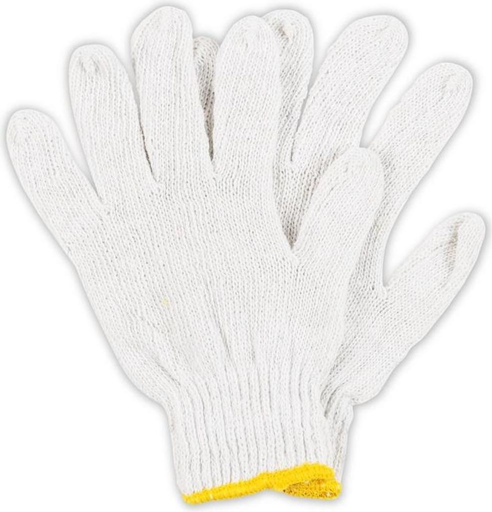 12 Paar Arbeitshandschuhe Gartenhandschuhe Baumwolle Produktbild 