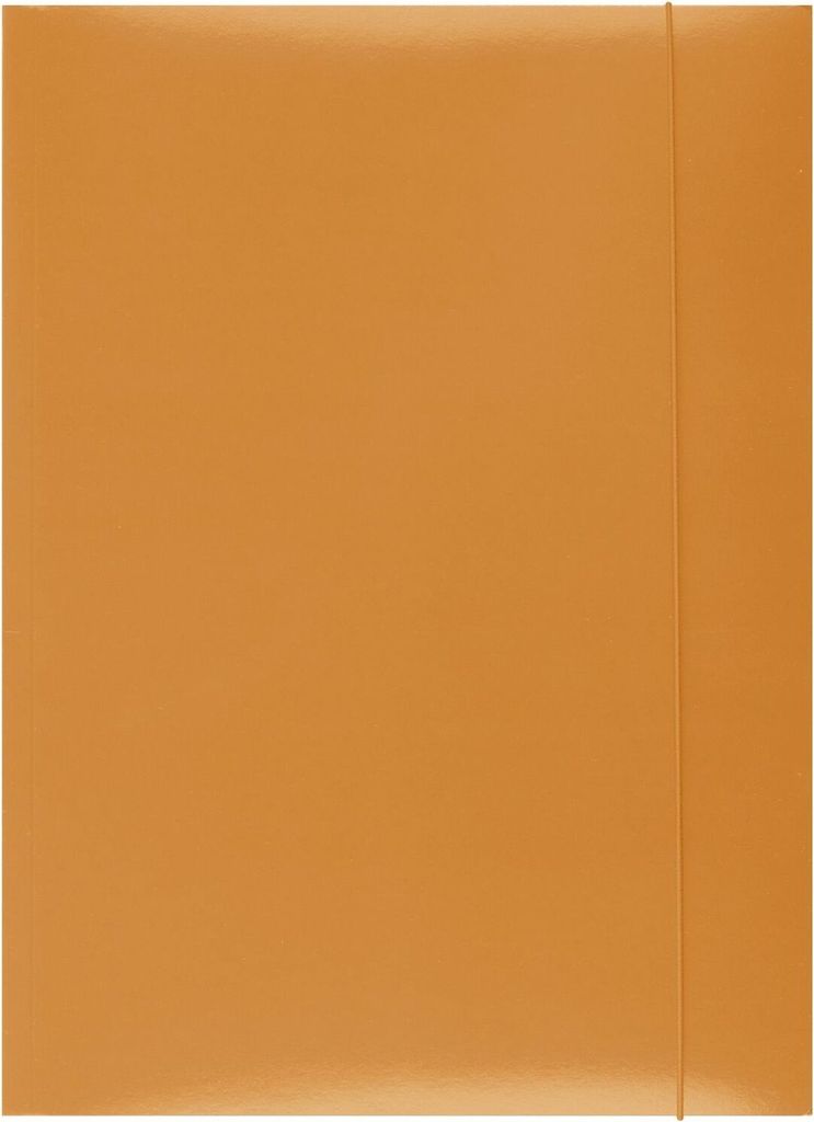 OFFICE PRODUCTS 21191131-07 Gummizugmappe Karton 300 g/qm A4 mit Gummizug orange