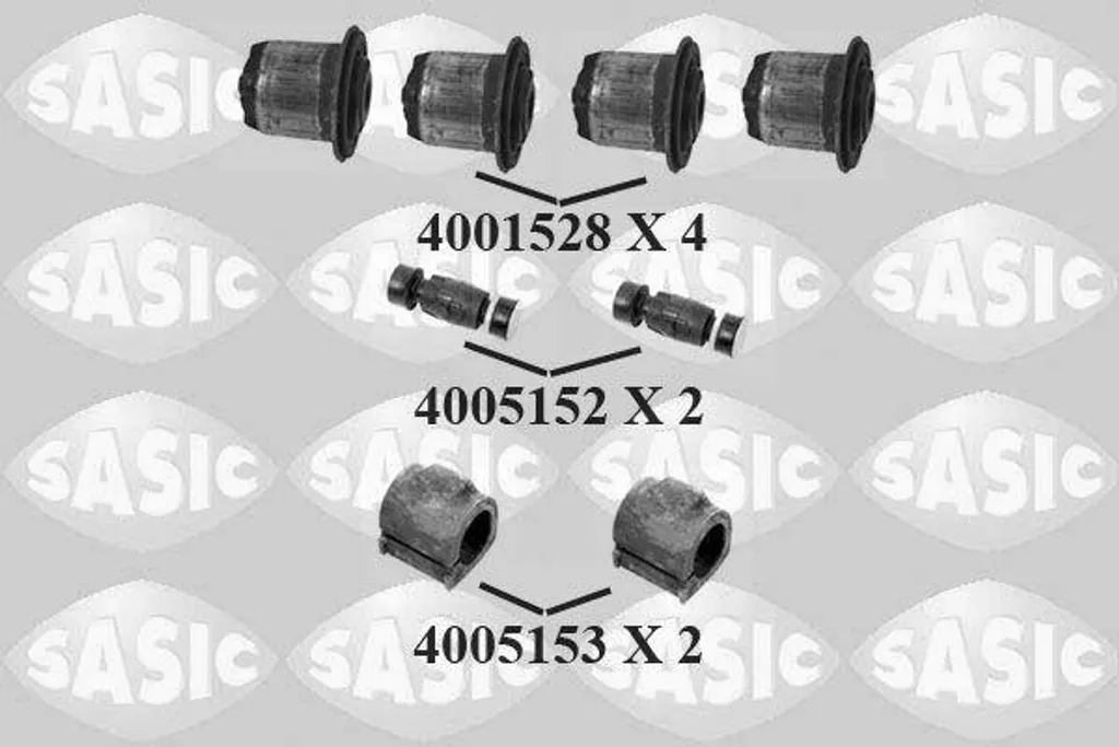 Support d'essieu arrière kit de réparation pour Logan et Sandero I