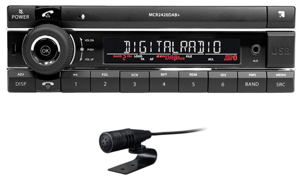 Kienzle MCR 2420 DAB Radio per camion 24 Volt Radio Immagine del prodotto 