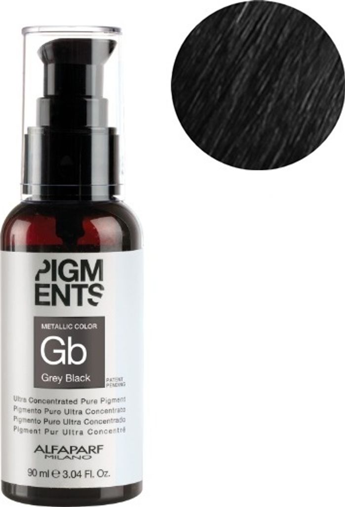 Alfaparf Milano Pigments Color konzentrierte Tropfen mit Farbpigmenten Grey Black 90 ml