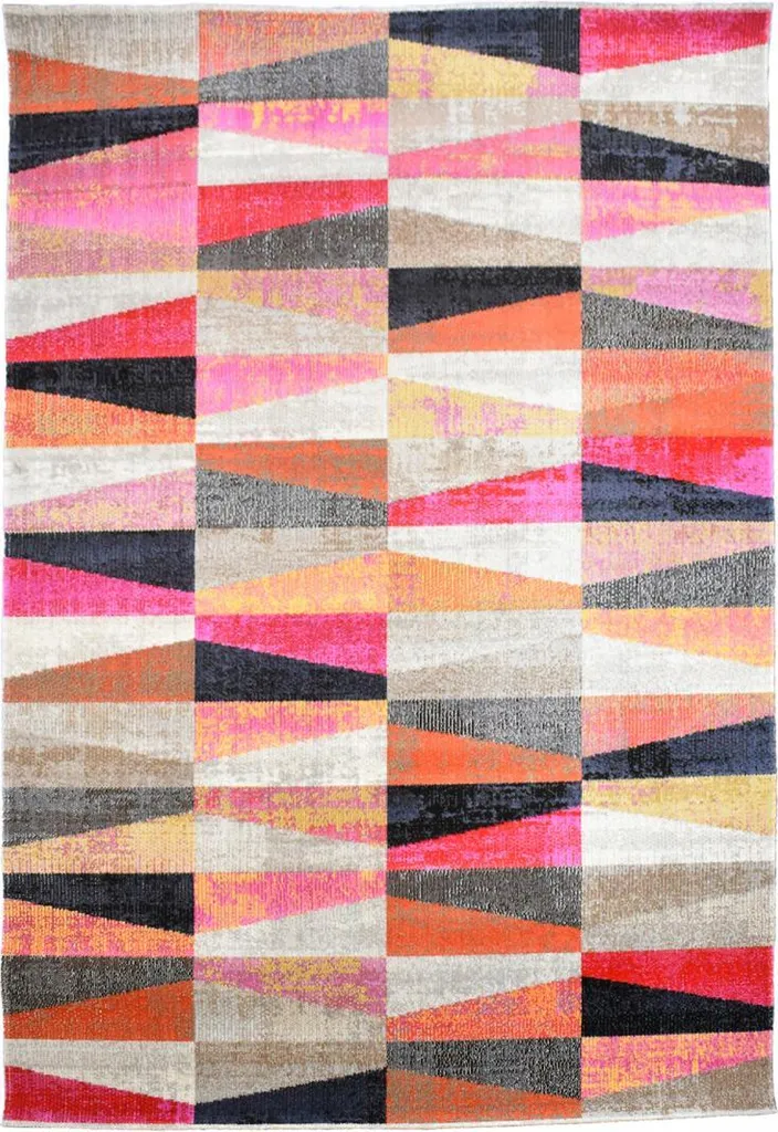 Tapis de Jardin Kilim EXT CONTO Tissage Résistant pour Patio et Balcon