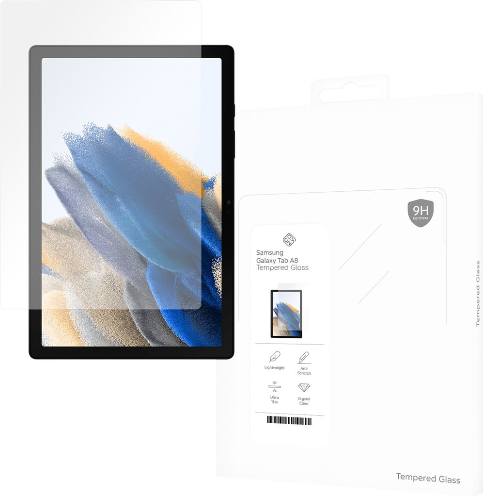 Schutzfolie Samsung Galaxy Tab A8 - Panzerglas - Cazy - Produktbild 