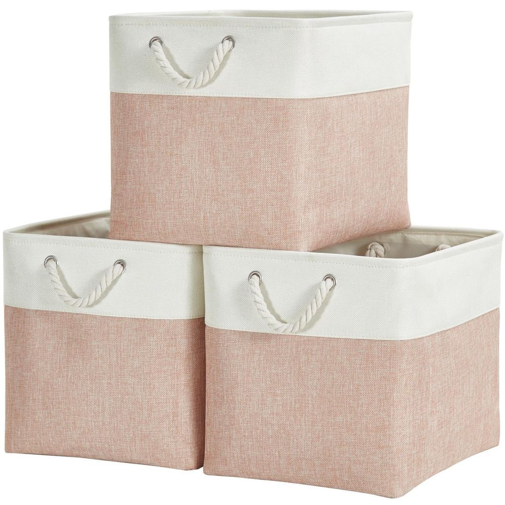 Contenitore portaoggetti 30 x 30 x 30 cm - Tessuto - Immagine del prodotto 