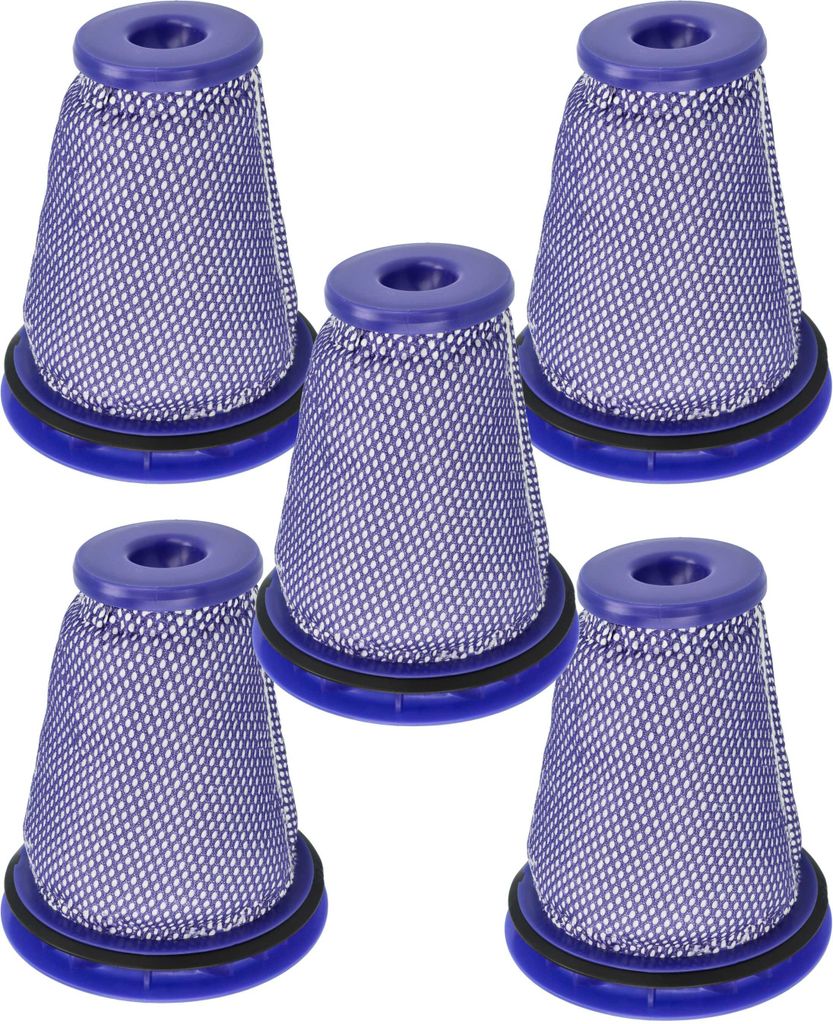 vhbw 5x Vormotorfilter kompatibel mit Dyson Cinetic Big Ball Parquet, Big Ball Parquet 2 Staubsauger - Motorschutzfilter, Abwaschbar