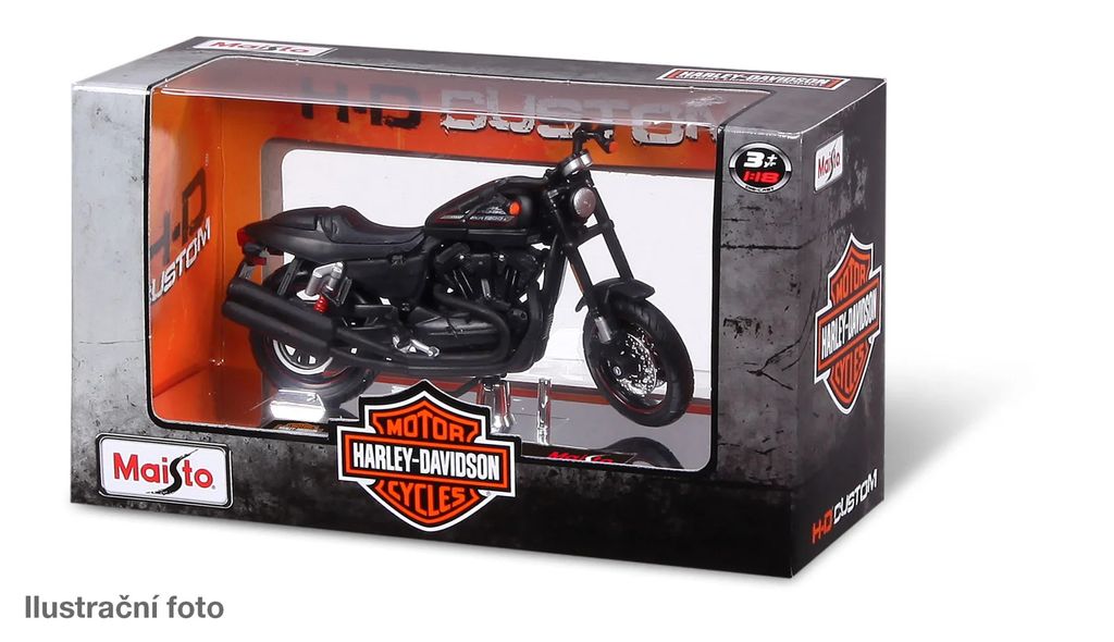 M. Motocykle Harley-Davidson, różne, okno, 1:18 Zdjęcie produktu 