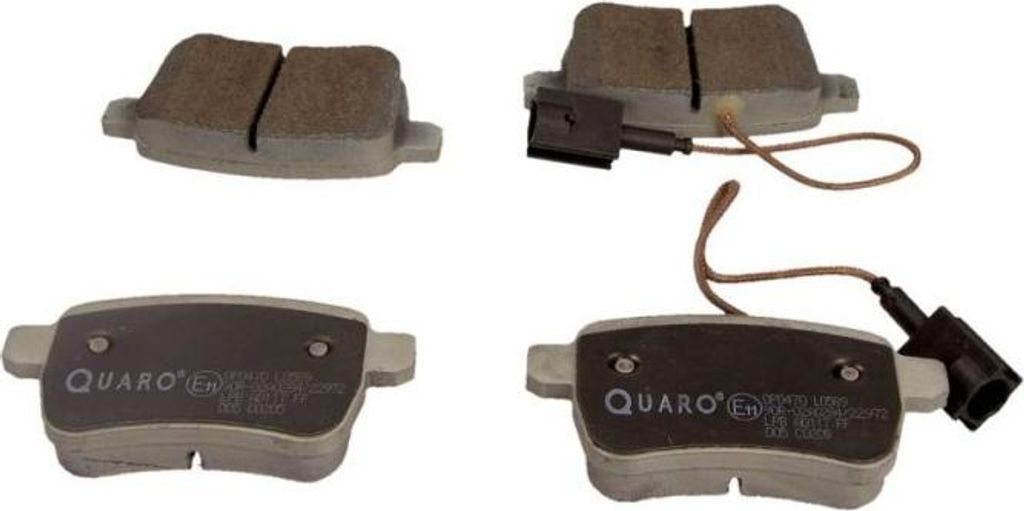 QUARO Bremsbeläge Satz Hinten Bremsklötze für ALFA ROMEO GIULIETTA (940) QP0470