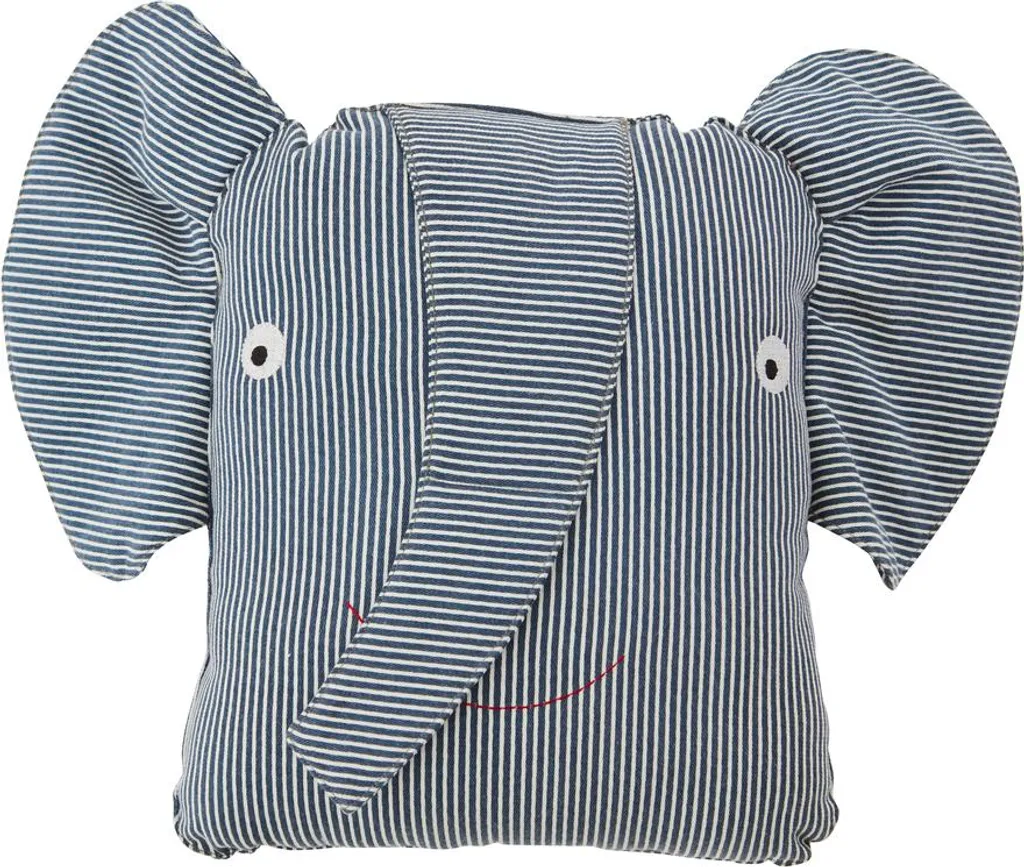 Coussin Peluche OYOY MINI Bleu pour Enfant - Grand Format L44 x H32 cm