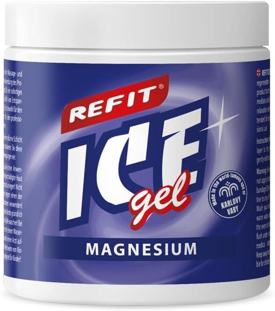 REFIT Ice Gel Magnesium 230 ml – Extra Kühlgel – Kühlende Kombination aus Magnesium, Menthol & Kampfer für beanspruchte Körperpartien – M...
