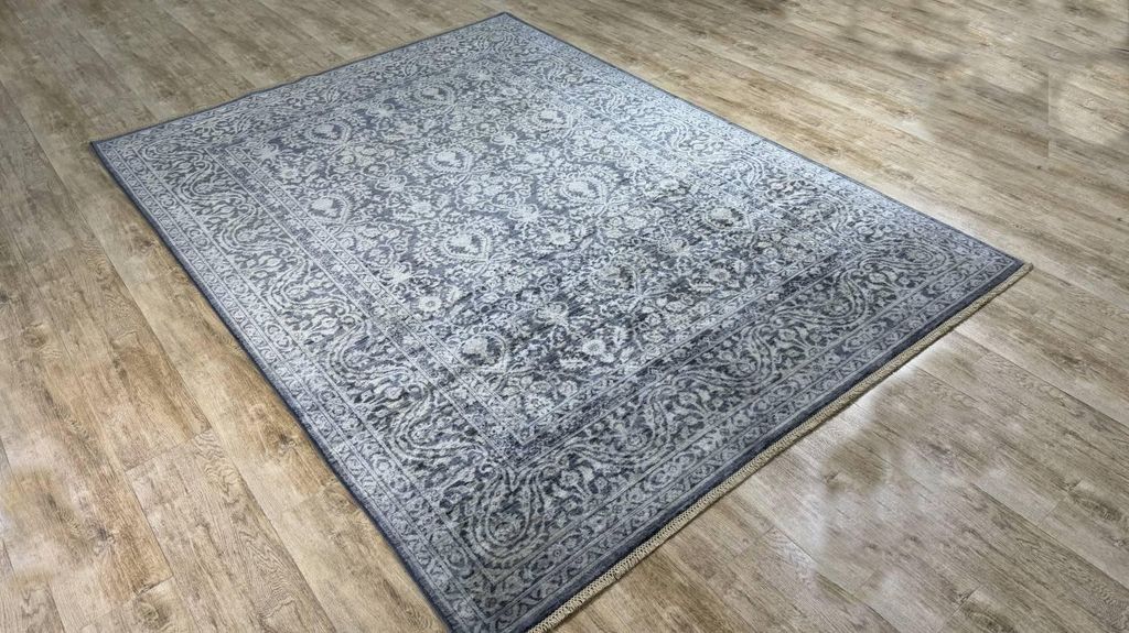 Teppich ZIEGLER-ORIGINAL | Farbe: Grau; Größe: 180x247 cm | strapazierfähig und leicht zu reinigen | Wohnzimmer | Schlafzimmer
