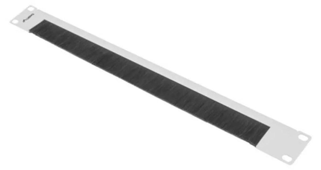 Lanberg AK-1103-S, Bürstenleiste, Metall, Schwarz, Grau, 1 Stück(e), 210 g