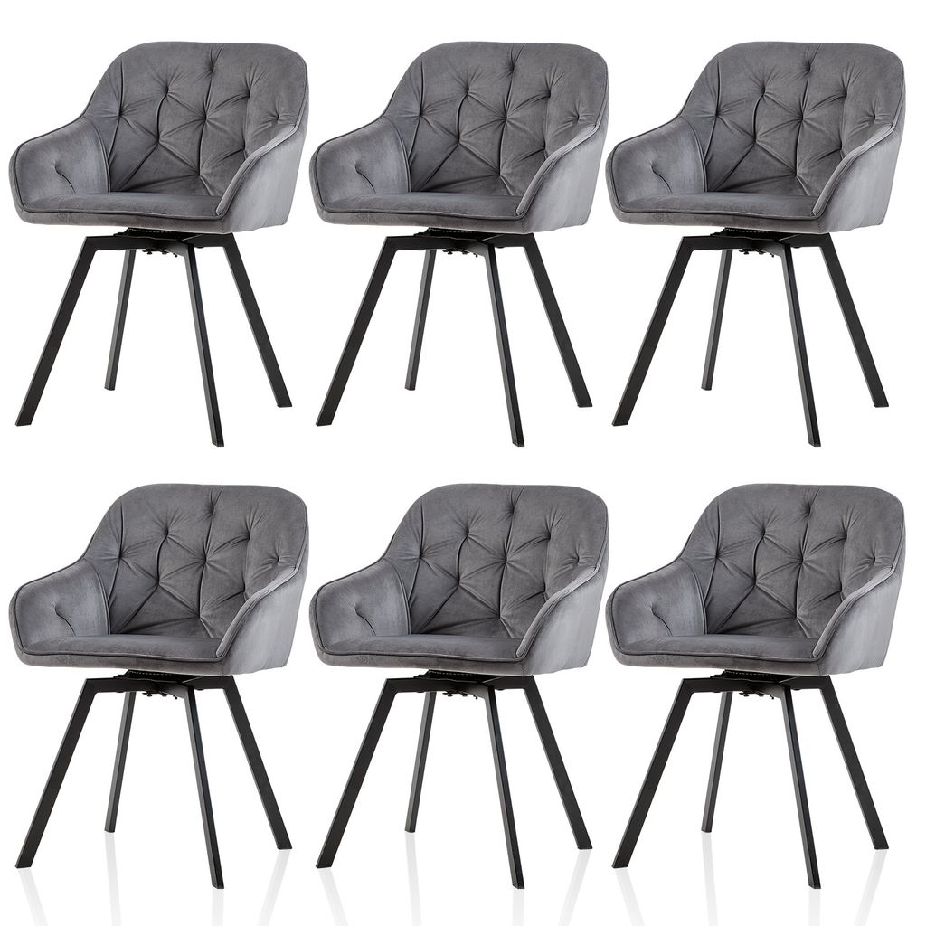 CLIPOP Chaise de salle à manger, Lot de 6 Chaises Image du produit 