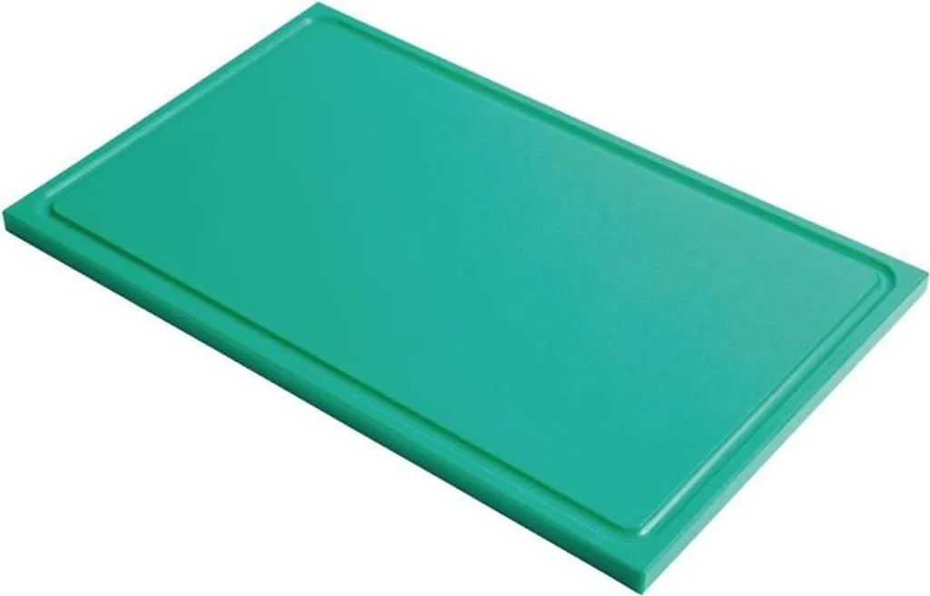 Tagliere Professionale Gastro M Verde con Canalina - Standard GN 1/1
