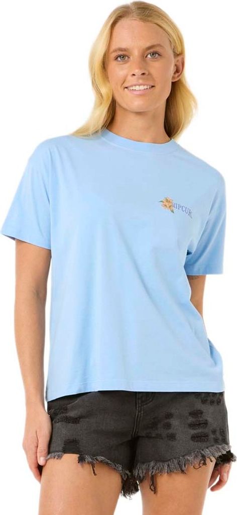Rip Curl La Joya Relaxed Kurzarm-t-shirt Blau M Frau Blau M