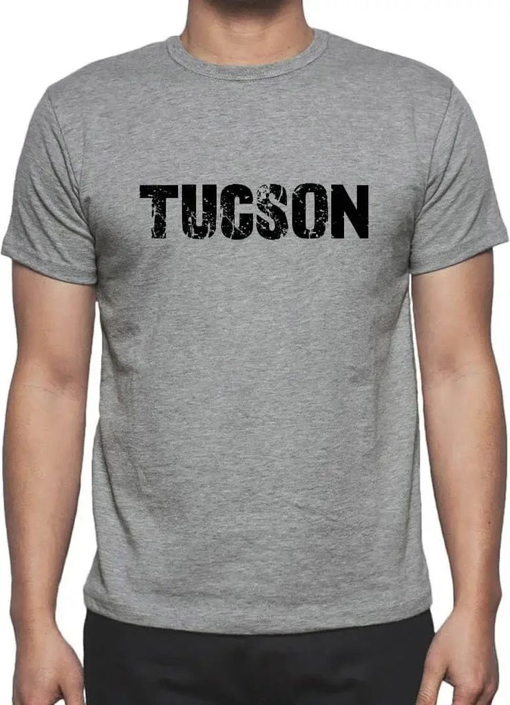 Herren Grafik T-Shirt Tucson Öko-Verantwortlich Vintage Jahrgang Kurzarm Lustige Druck Geburtstag Geschenk Mann