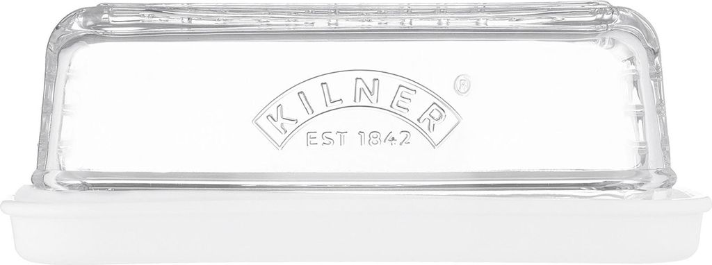 KILNER Käseglocke aus Glas, Keramikboden, luftdicht, 24 cm Produktbild 