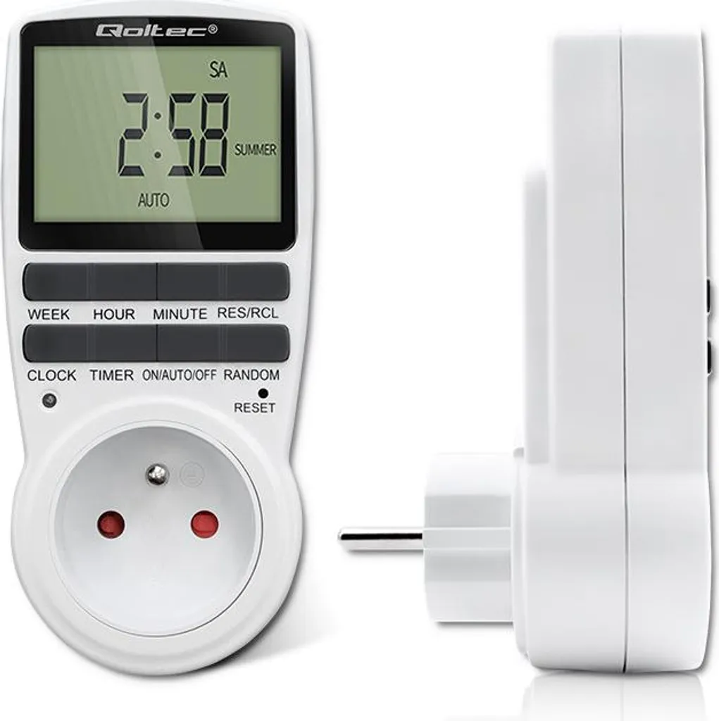 Programmateur LCD Qoltec PC0628 avec batterie de secours et 10 cycles - 9