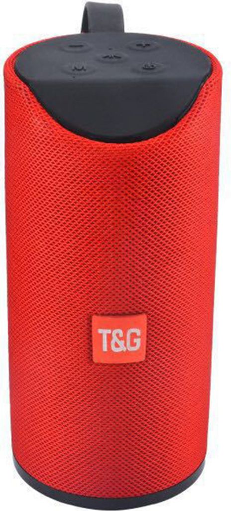 Hopestar TG113 10W Lautsprecher Bluetooth Tragbarer drahtloser Lautsprecher FM Radio Musik Stereo Subwoofer, Farbe: Rot