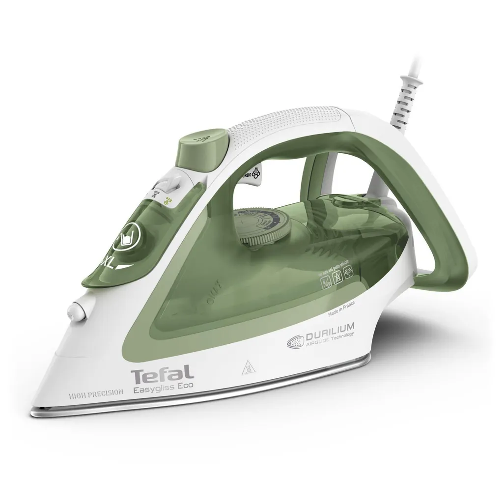 Tefal Easygliss Eco FV5781 Fer à repasser vapeur 2800W Durilium Blanc