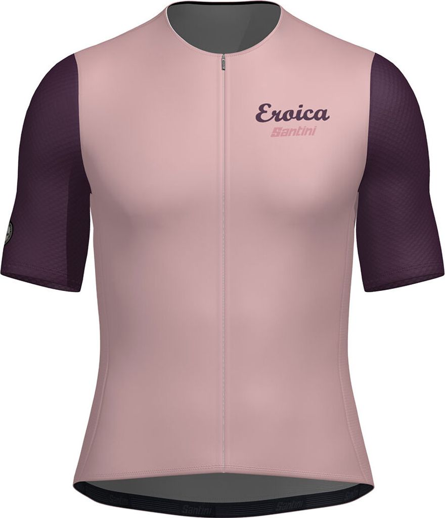 Santini Eroica Borgo Kurzarm-radtrikot Rosa XL Mann Rosa XL