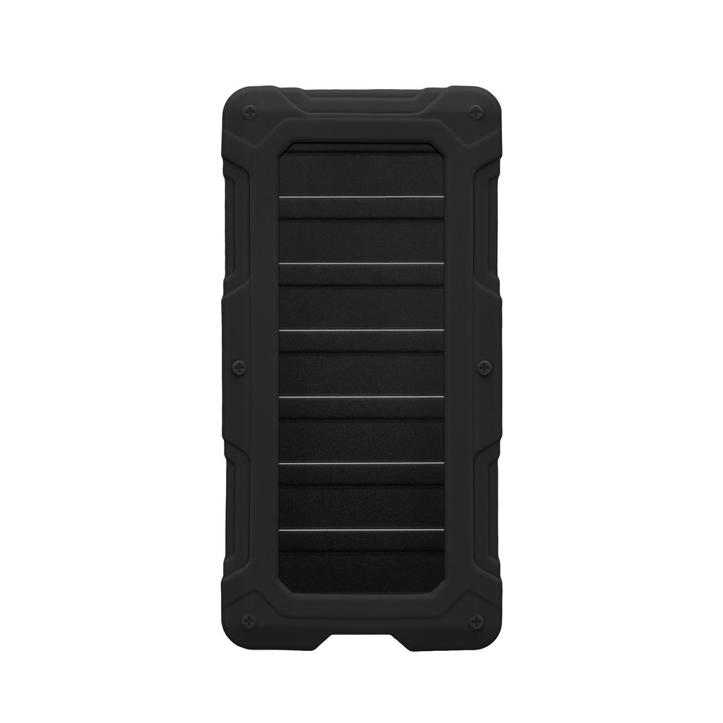 kwmobile Hülle kompatibel mit WD BLACK P40 GameDrive Festplatte - Silikon Schutzhülle für portable SSD - in Schwarz