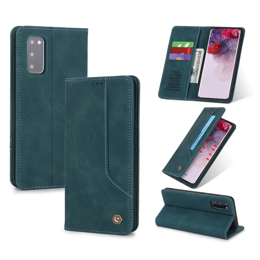 Analisi Custodia Samsung S20 FE 5G: Portafoglio Blu in PU Leather