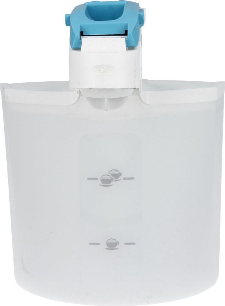 Milchbehälter Milchtank Milchkanne Milchkännchen weiß Kunststoff PHILIPS 422225950422 Kaffeemaschine Padmaschine Kaffeeautomat eingesetzt in Cap...