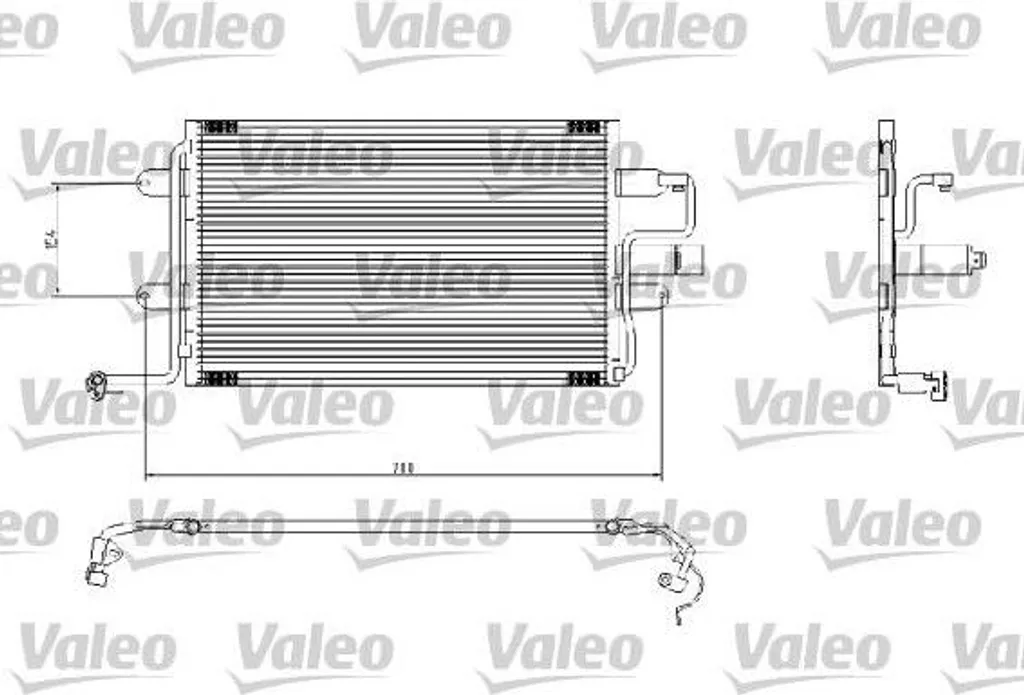 Réparer clim Golf 4 et Audi A3 avec le condensateur VALEO 817244