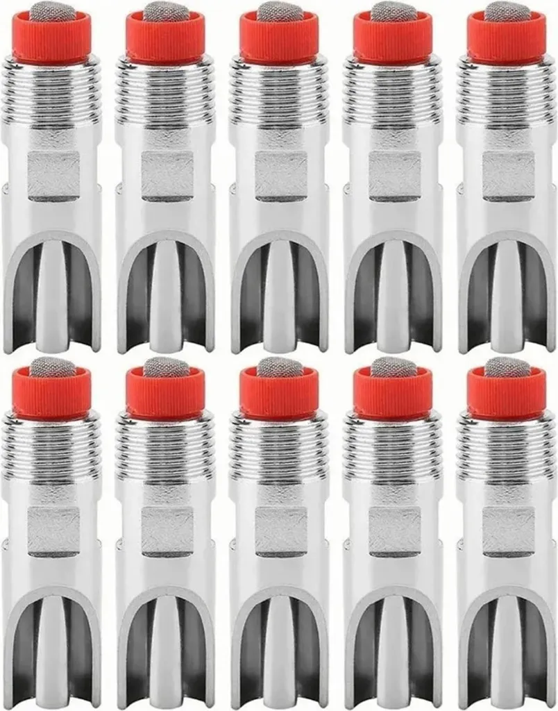 Abreuvoir Automatique Inox Anti-Fuite pour Porcs, Débit d'Eau Réglable