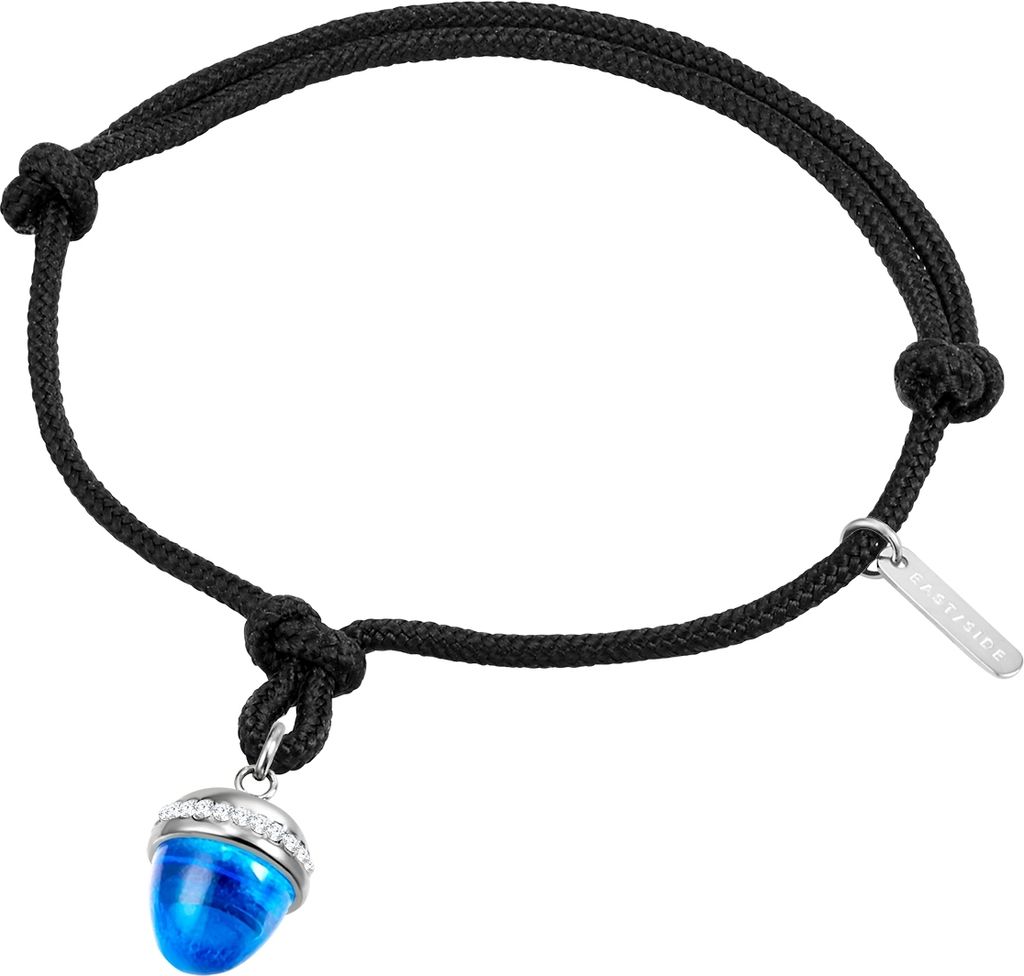 Eastside Armband Edelstahl Glaskristall 16 - 21 cm, flexibel einstellbar 50050039