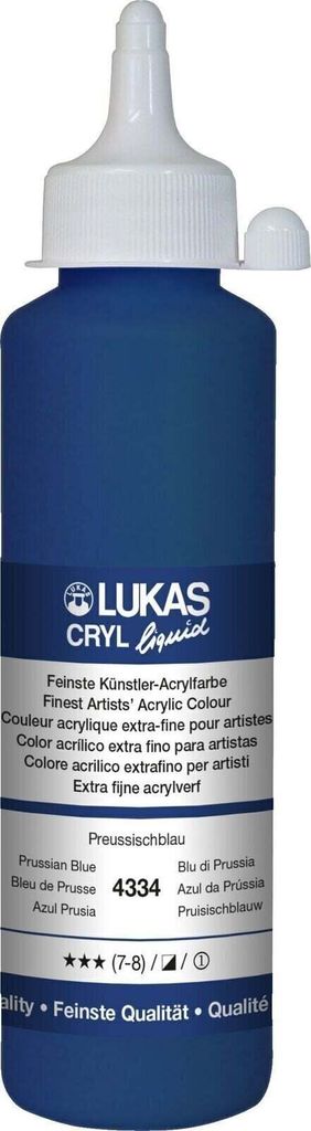 Lukas Cryl Liquid Acrylfarbe Prussian Blue 250 ml 1 stk