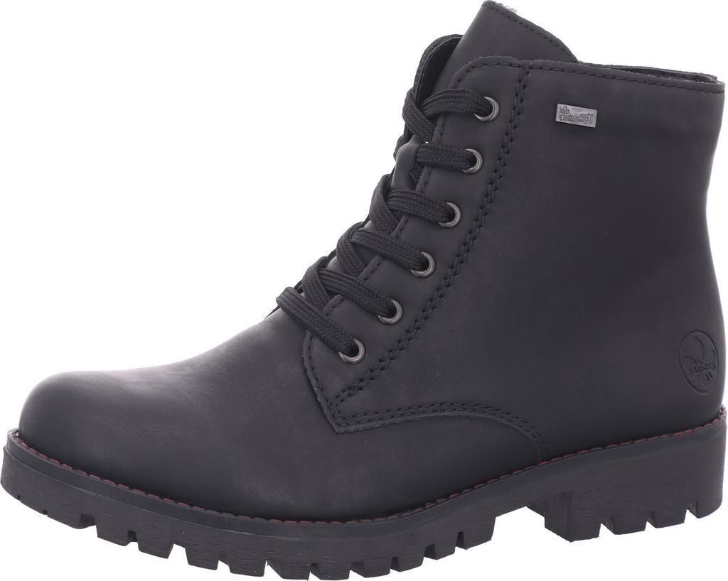 Rieker Schnürstiefel - Tiefschwarz Kunstleder Größe: 39 Produktbild 13