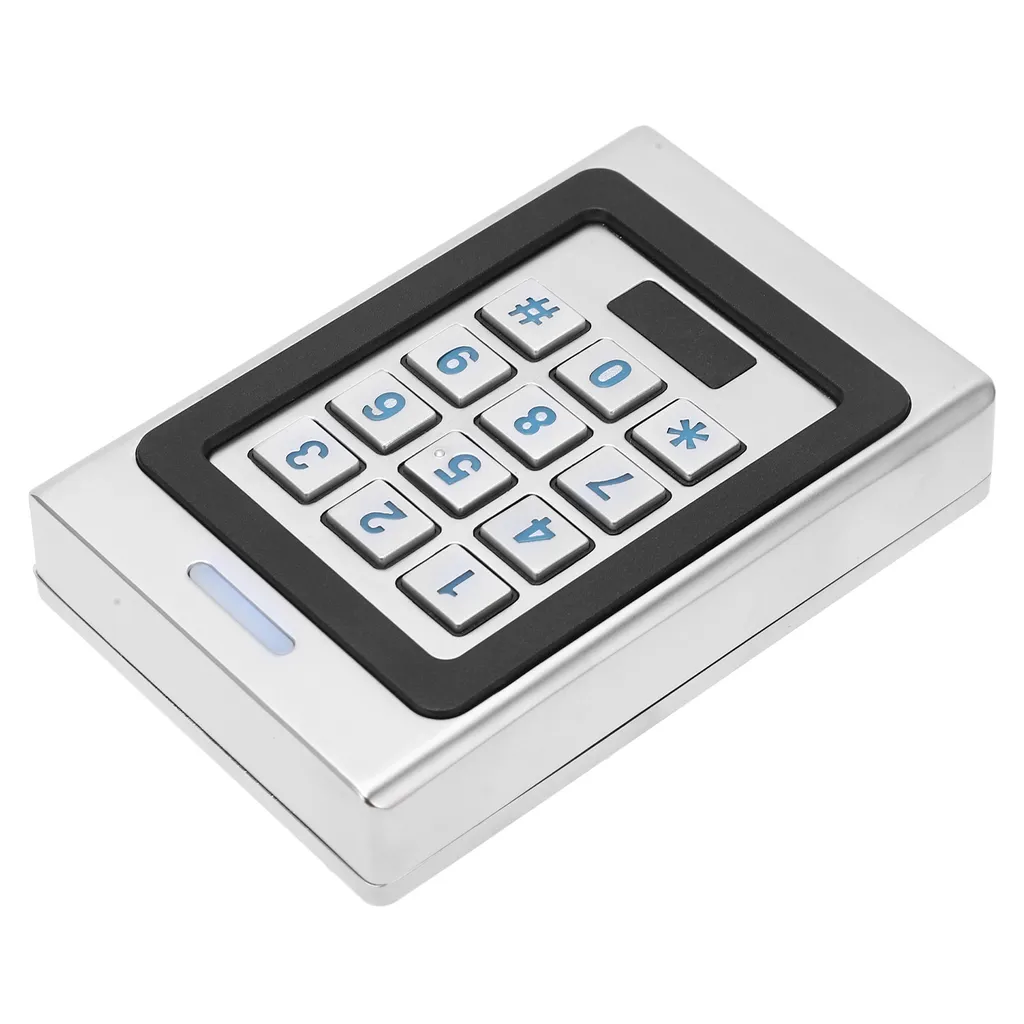 Clavier de contrôle de porte rétroéclairé avec lecteur de badge intégré