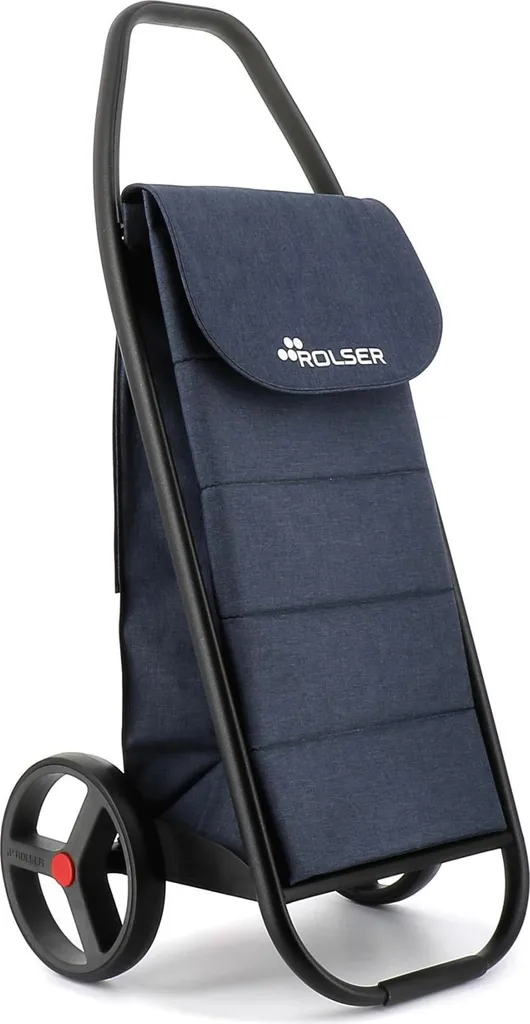 Rolser Com Tweed Polar Noir Tube Trolley Sac Bleu - Poussette de Marché