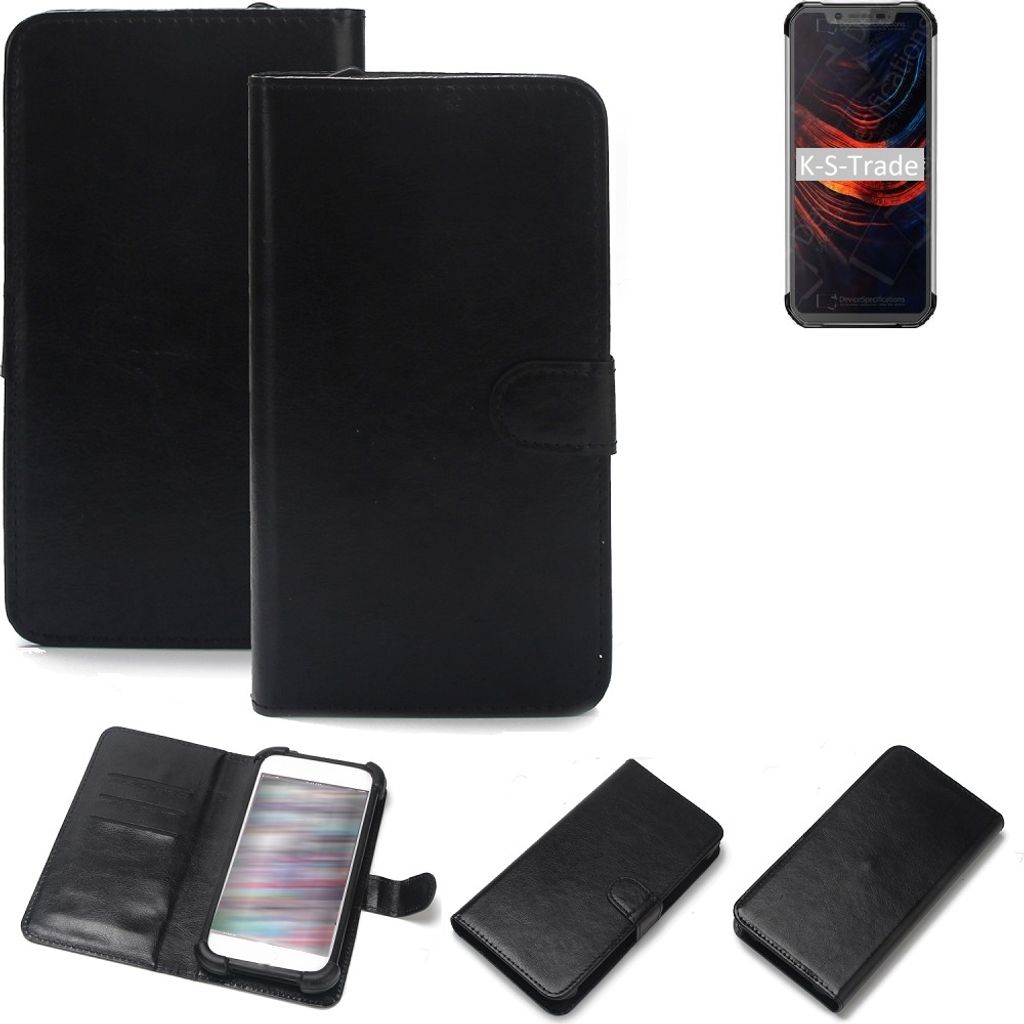 K-S-Trade Handyhülle Schutzhülle kompatibel mit Blackview BV9600 Pro (2019) Handy Schutz Hülle Handyhülle Bumper schwarz 1x