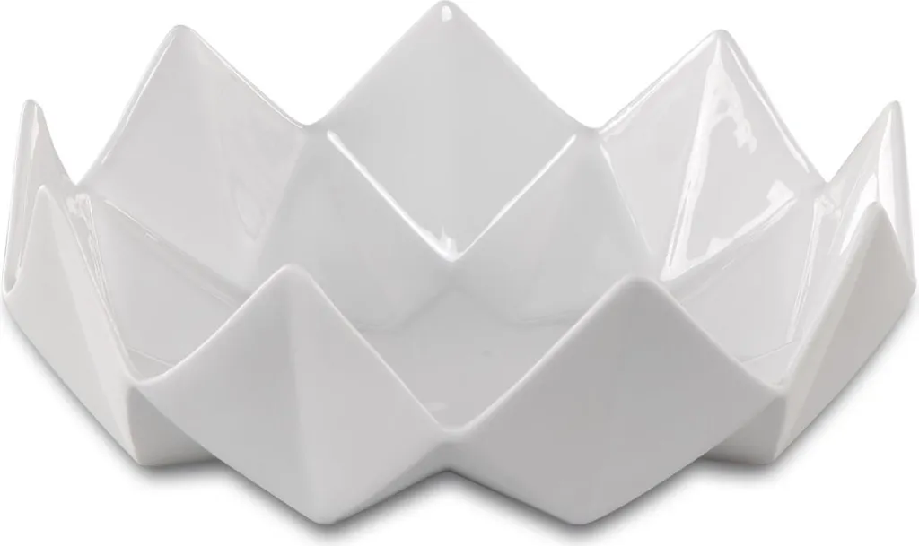 Décoration de Table Chic avec la Coupe Polygono Star Goebel en Blanc