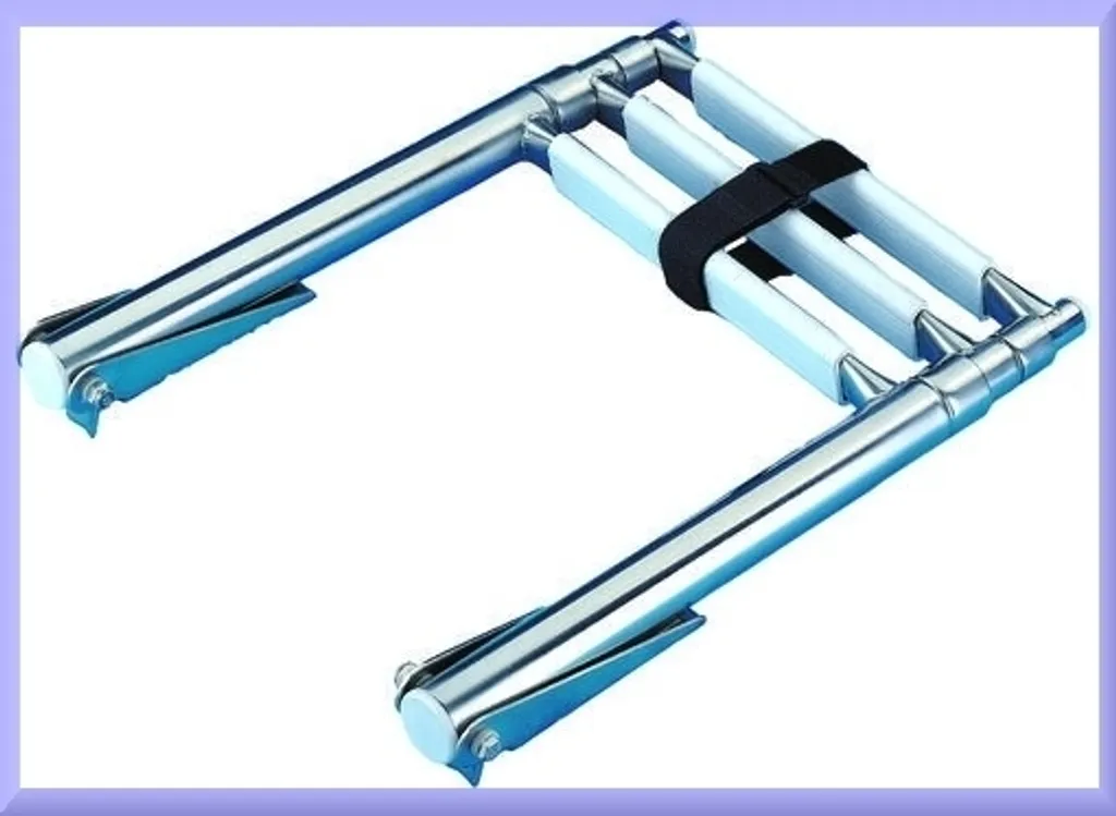 Échelle de bain en inox NIRO avec 3 marches et tube robuste Ø32mm