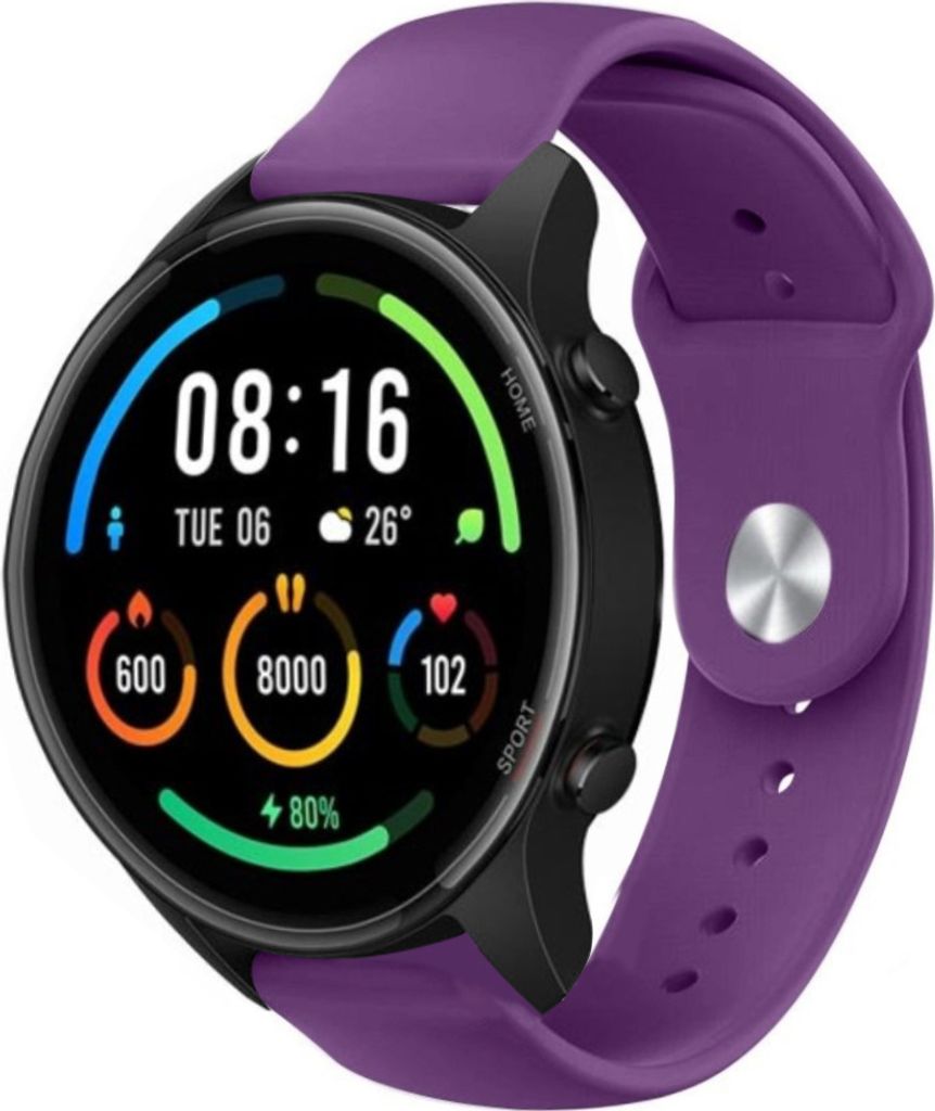 Strap-it Xiaomi Mi Watch Sportarmband (Lila)